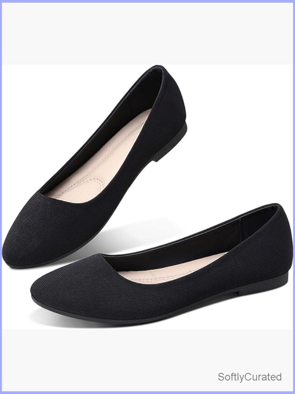 Women's Slip-On Ballet Flats Round Toe Comfortable Dress Shoes